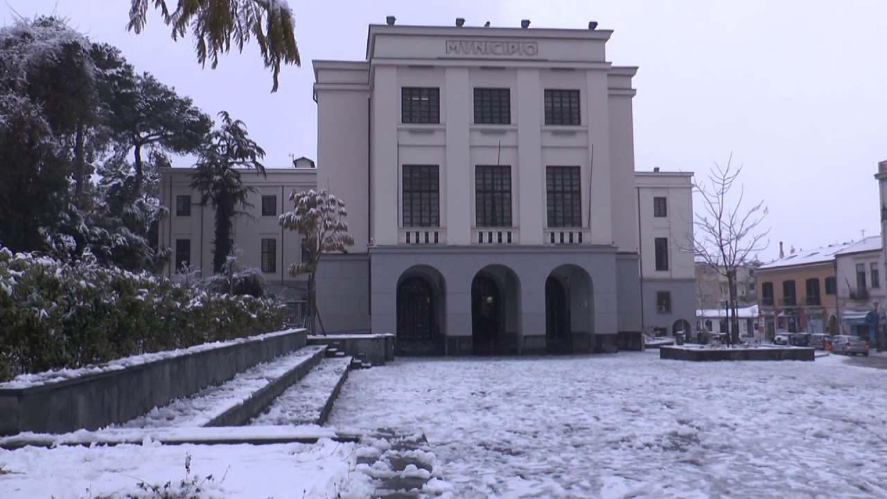 Cava de' Tirreni con la neve