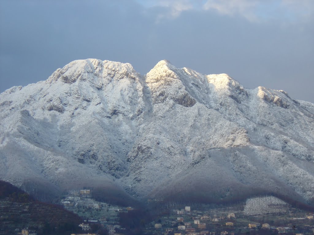 Cava de' Tirreni con la neve