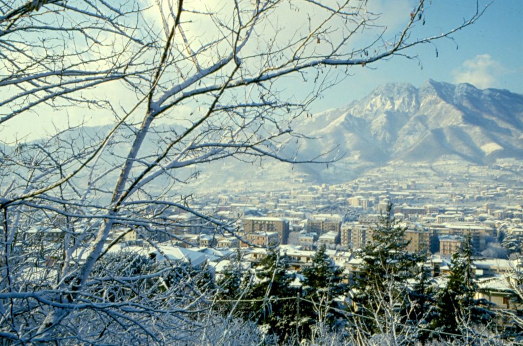 Cava de' Tirreni con la neve